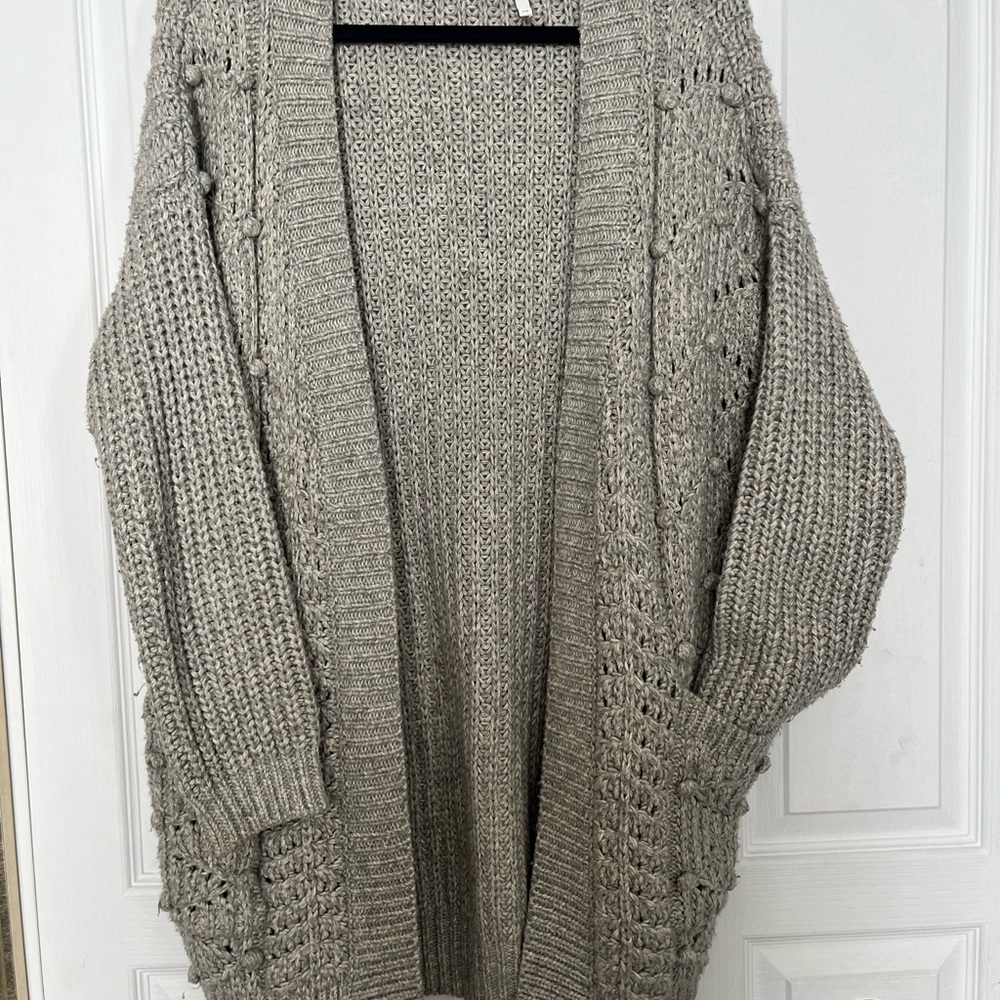 2 for $35 Victoria's Secret Heather Gray Knit Cardigan